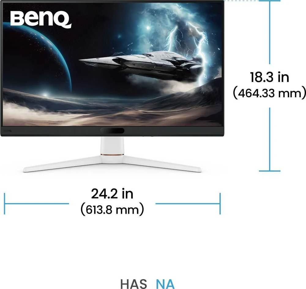 BENQ EX271 27 colių IPS FHD 400cd/m2 1ms 180Hz HDMIx2 DP šakotuvas USB garsiakalbiai