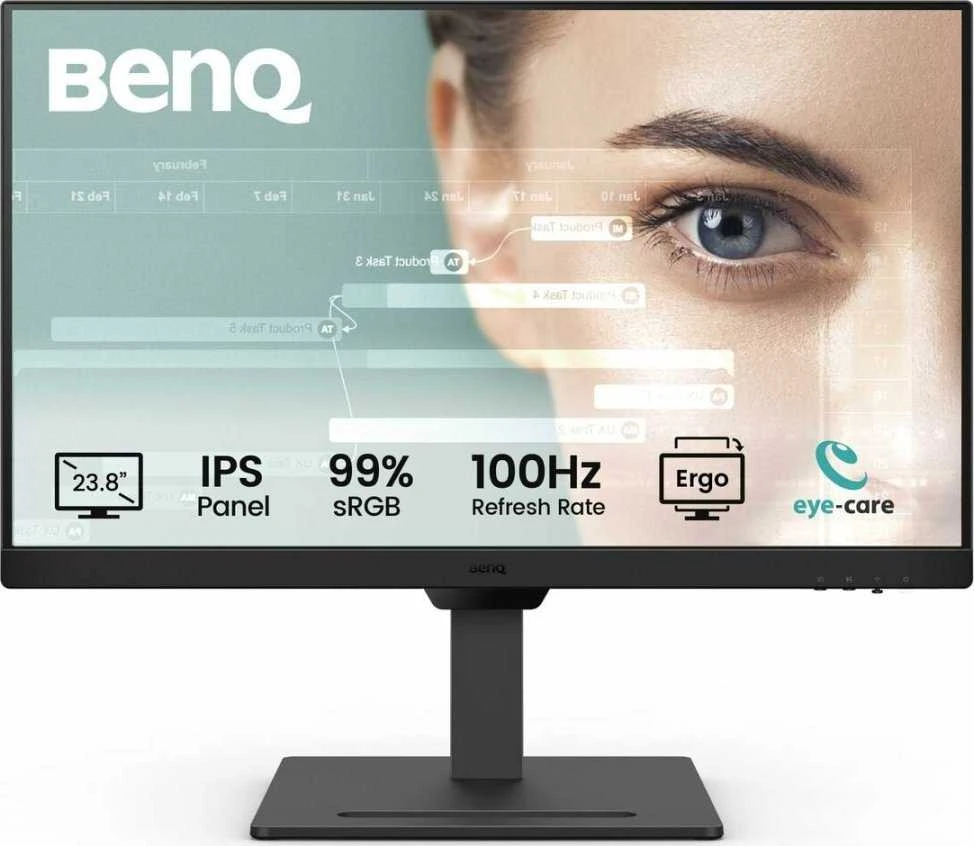 Monitorius BENQ GW2490T 24" FHD IPS HAS HDMI/DP