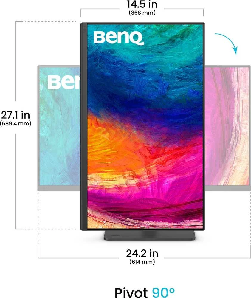 Monitorius BENQ PD2706QN 27" QHD (2560X1440) IPS HAS HDMI/DP