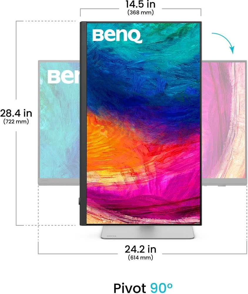 BENQ PD2730S 27? 5K IPS, 98% P3, USB C, PD90W THUNDERBOLT 4 DESIGNER MONITORIUS