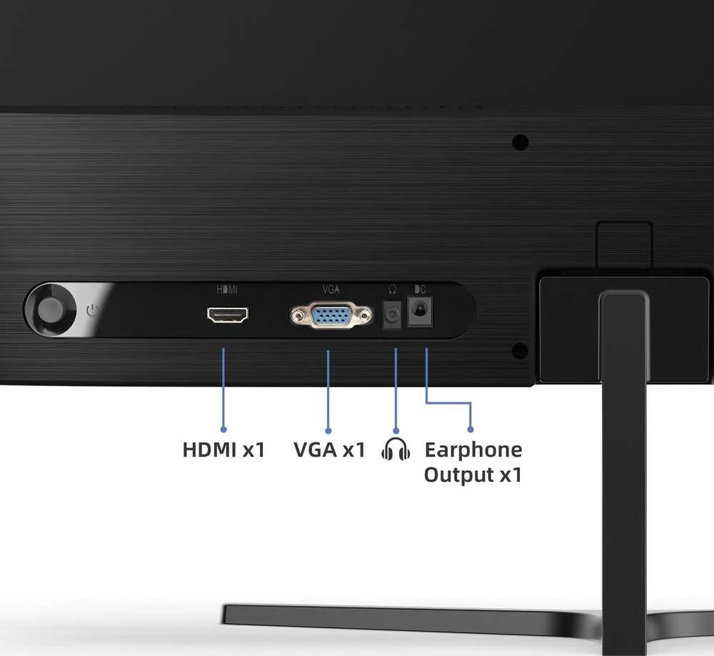 CHiQ 22 colių UltraSlim monitorius 22F650 FHD (1920x1080), 100 Hz, HDMI, VGA, Juodas