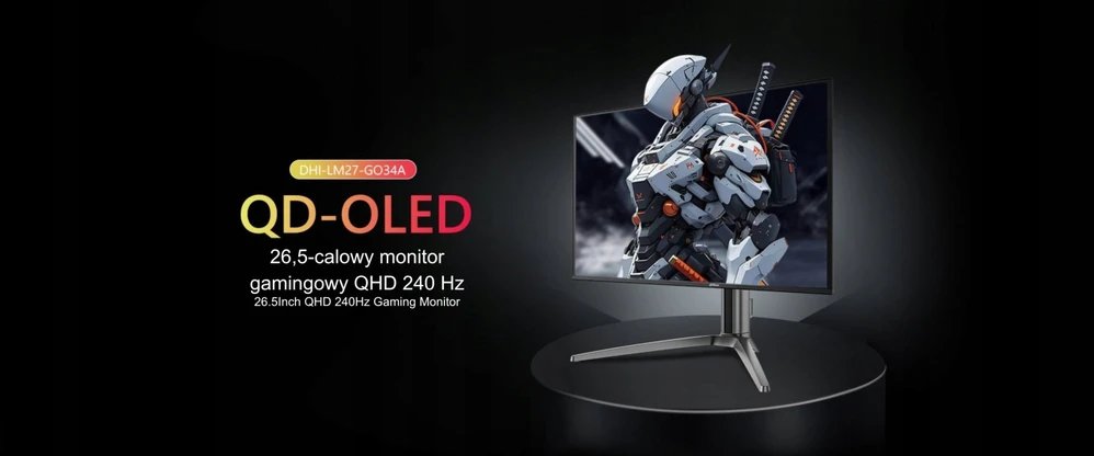 Monitorius Dahua Technology Gamingowy LM27-GO34A 26.5" - 1440p QHD 240 Hz DAHUA