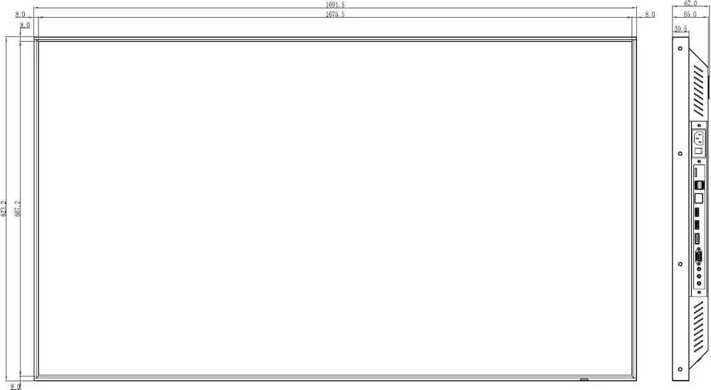 Monitorius Dahua Technology LM49-S400