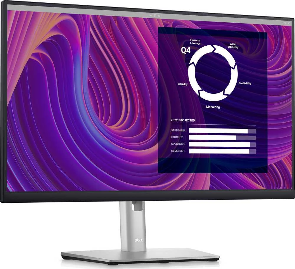 Monitorius Dell LCD P2423D/ 23.8" / IPS / 2560x1440/ 16:9 / 60Hz / 5 ms reakcijos laikas / 300 cd/m² / Reguliuojamas aukštis ir pasvirimas/ Matinis / 210-BDEG