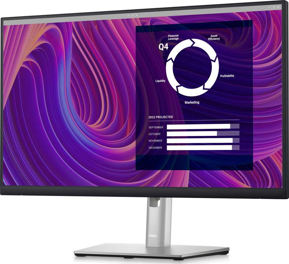 Monitorius Dell LCD P2423D/ 23.8" / IPS / 2560x1440/ 16:9 / 60Hz / 5 ms reakcijos laikas / 300 cd/m² / Reguliuojamas aukštis ir pasvirimas/ Matinis / 210-BDEG