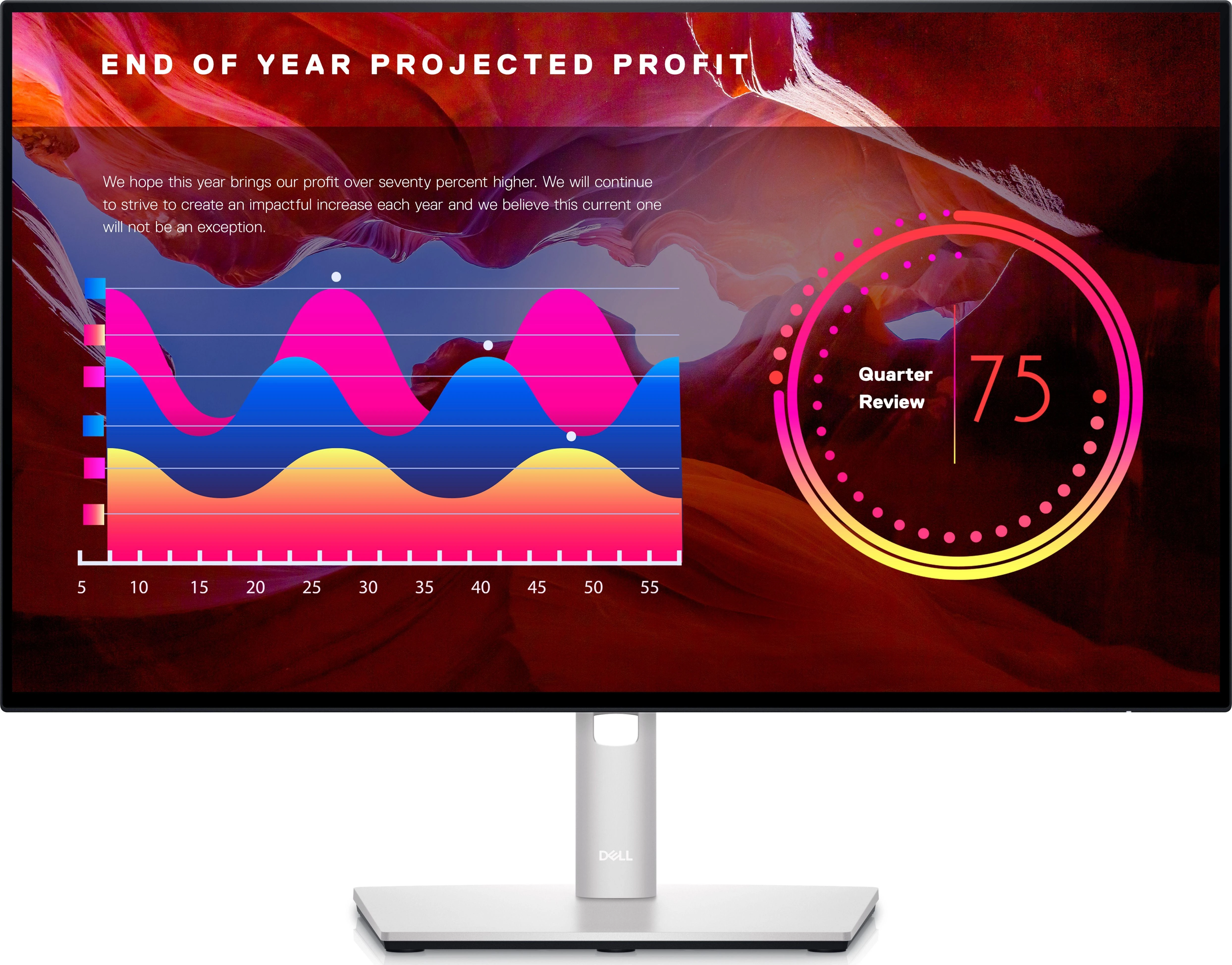 Monitorius Dell UltraSharp U2422H, 23.8 ", IPS, FHD, 1920 x 1080, 16:9, 5 ms, 250 cd/m²