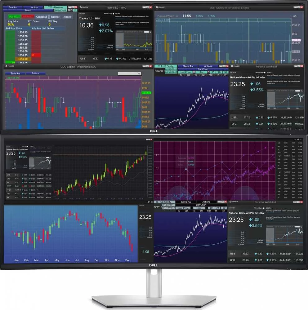 Dell 38 colių lenktas monitorius u3824dw 21:9/3840x1600/3y ppg