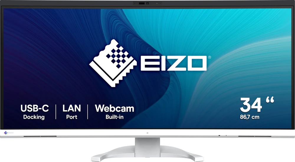 Monitorius EIZO EV3450X 34.1" IPS 16:9 2440X1440 CURVED USB-C/94W RJ45 CAM (Baltas)
