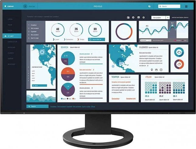 Monitorius EIZO FlexScan EV2495-BK- 24'' | IPS | WXGA