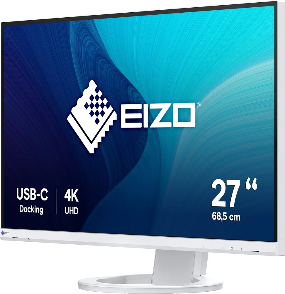 Monitorius EIZO FlexScan EV2740S-WT - IPS | 4K | USB-C PD 70W | 27"