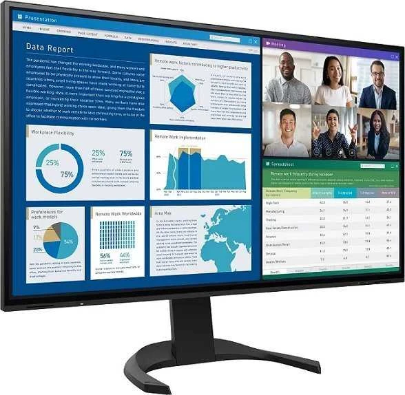 Monitorius EIZO EV3240X 31.5" IPS 16:9 3840X2160 USB-C/94W RJ45 (Juodas)