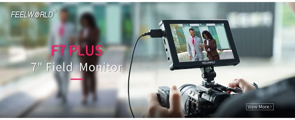 Monitorius - Feelworld F7 PLUS 7" 1920x1200 IPS 4K HDMI Jutiklinis Ekranas
