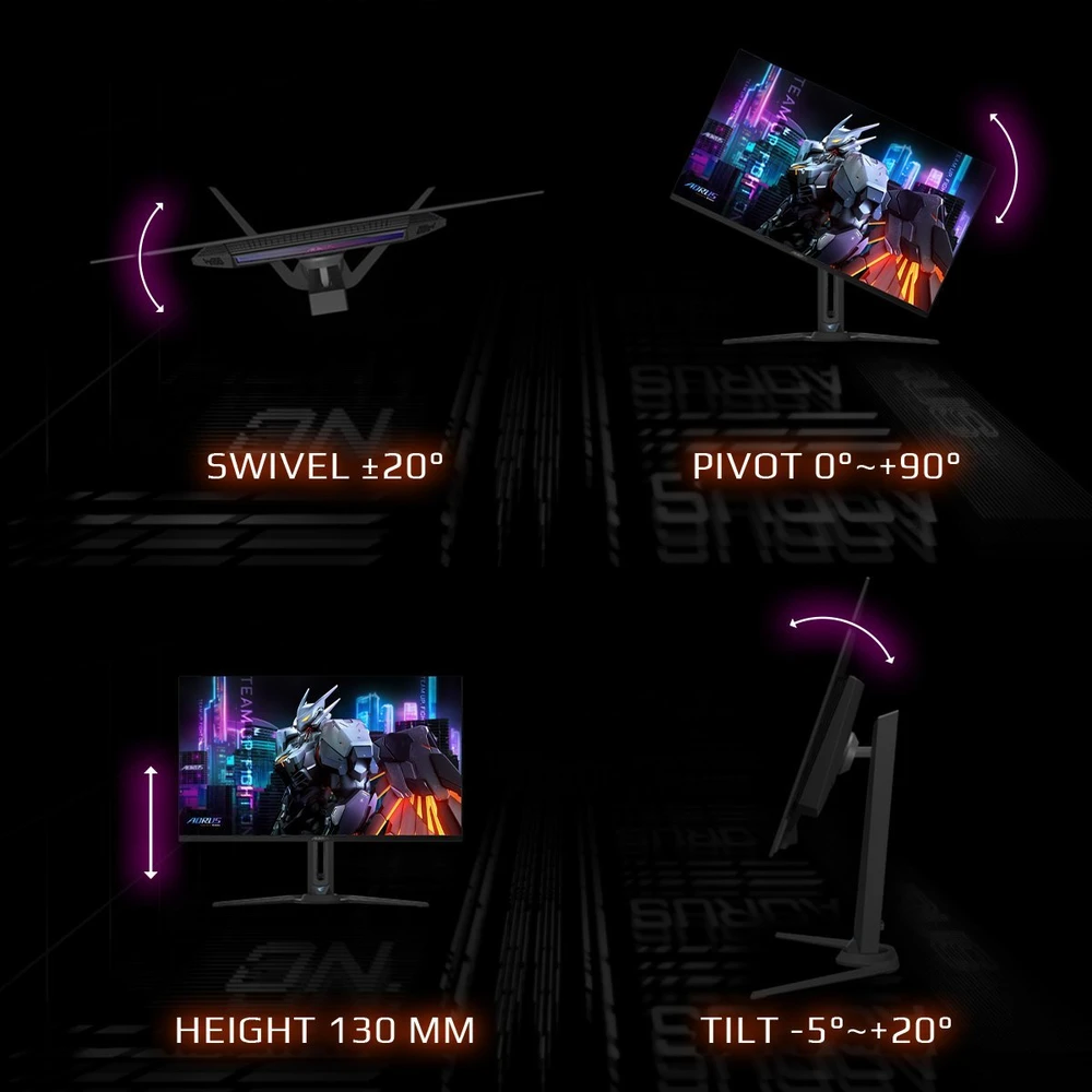 Monitorius Gigabyte | AORUS FO32U EK1 | 31.5 " | OLED | 165 Hz | 0.03 ms | 3840 x 2160 pikselių | 250 cd/m² | HDMI jungtys quantity 2