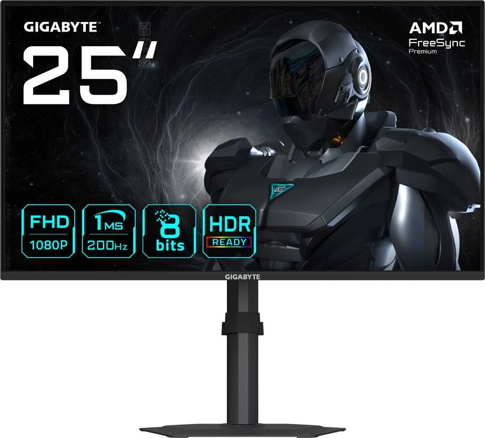 Gigabyte | G25F2 EK | 24.5 " | IPS | FHD | 200 Hz | 1 ms | 1920 x 1080 pikselių | 300 cd/m² | HDMI jungtys quantity 2