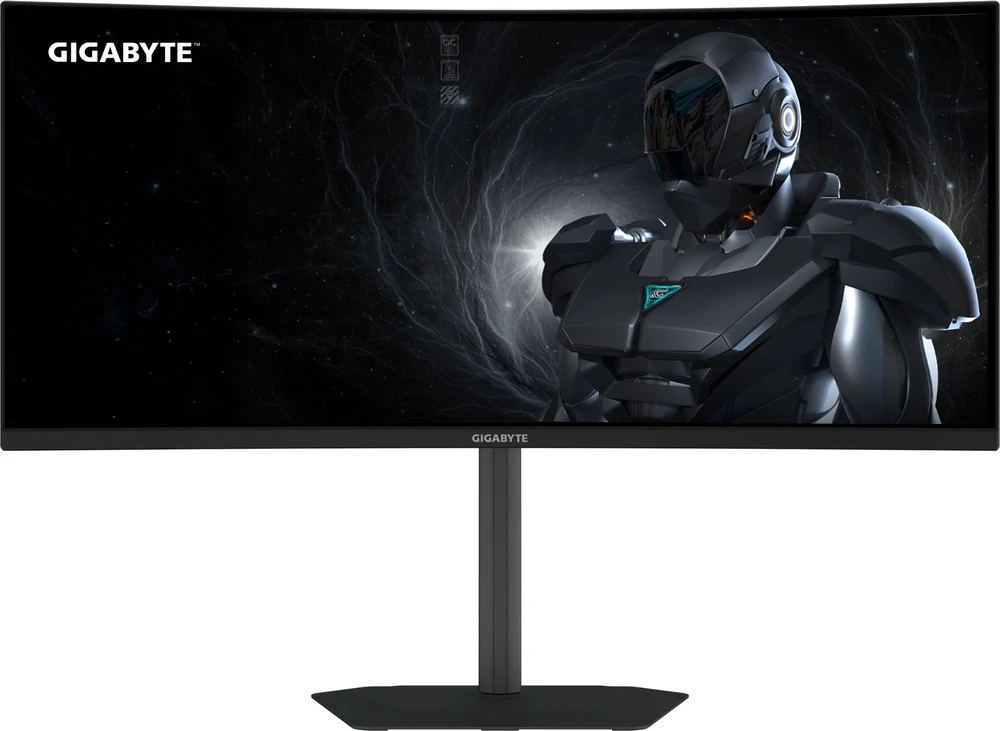 Monitorius Gigabyte | GS34WQC A | 34 " | SS VA | WQHD | 120 Hz | 1 ms | 3440 x 1440 pikselių | 300 cd/m² | HDMI jungtys quantity 1