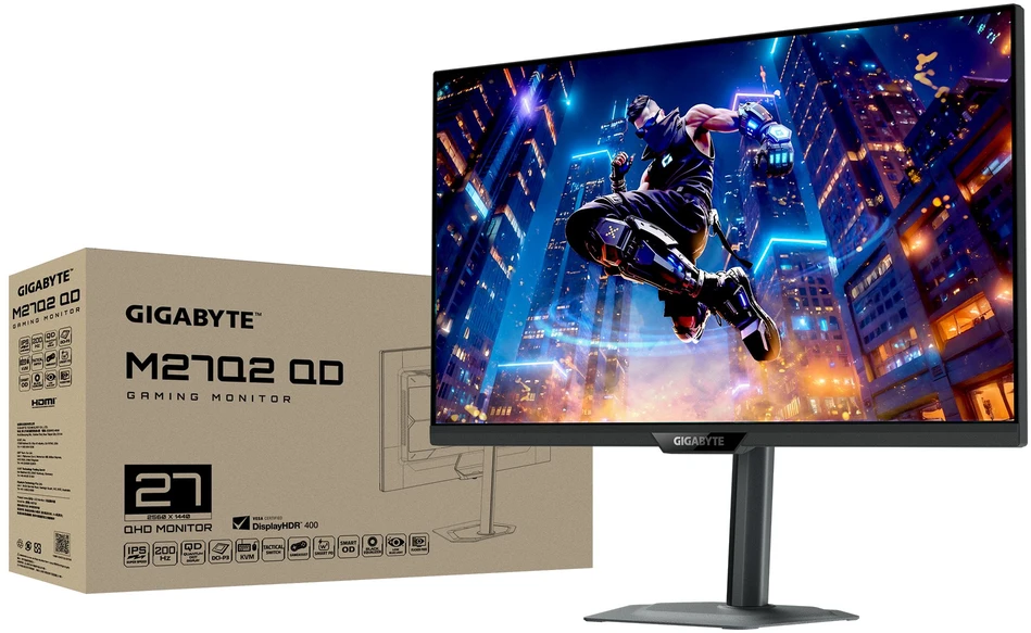 Monitorius Gigabyte M27Q2 QD - 200Hz | QHD | SS IPS | 27"