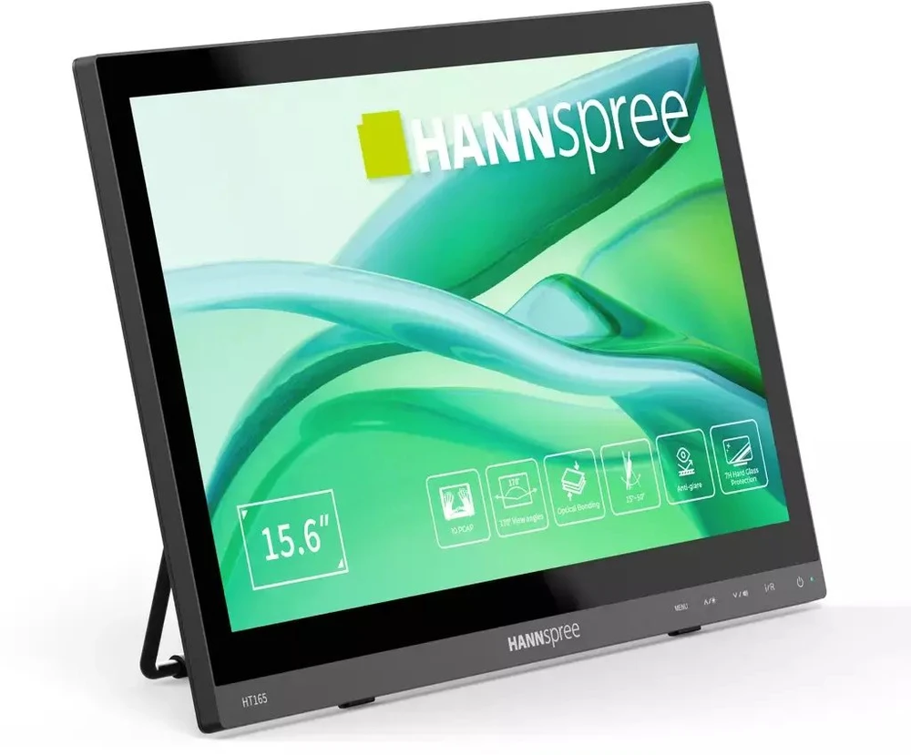 Monitorius Hannspree 39.6cm(15,6) HT165HPB 16:9 M-Touch HDMI juodas