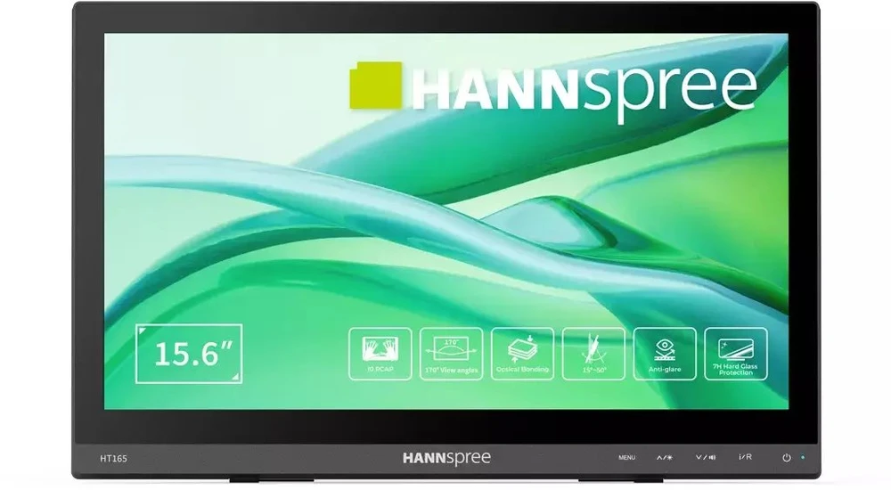 Monitorius Hannspree 39.6cm(15,6) HT165HPB 16:9 M-Touch HDMI juodas