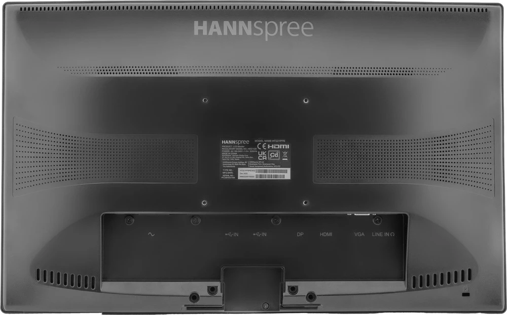 Carruzzo Hannspree HT 221 PPB kompiuterio monitorius 54,6 cm (21.5″) 1920 x 1080 pikseliai „Full HD“ LED Lietimui jautrus ekranas Juoda
