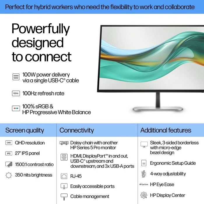 Monitorius HP Series 5 Pro 527pu (9E0G5E9)