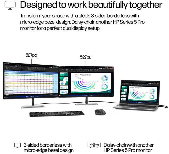 Monitorius HP Series 5 Pro 527pu (9E0G5E9#ABB)
