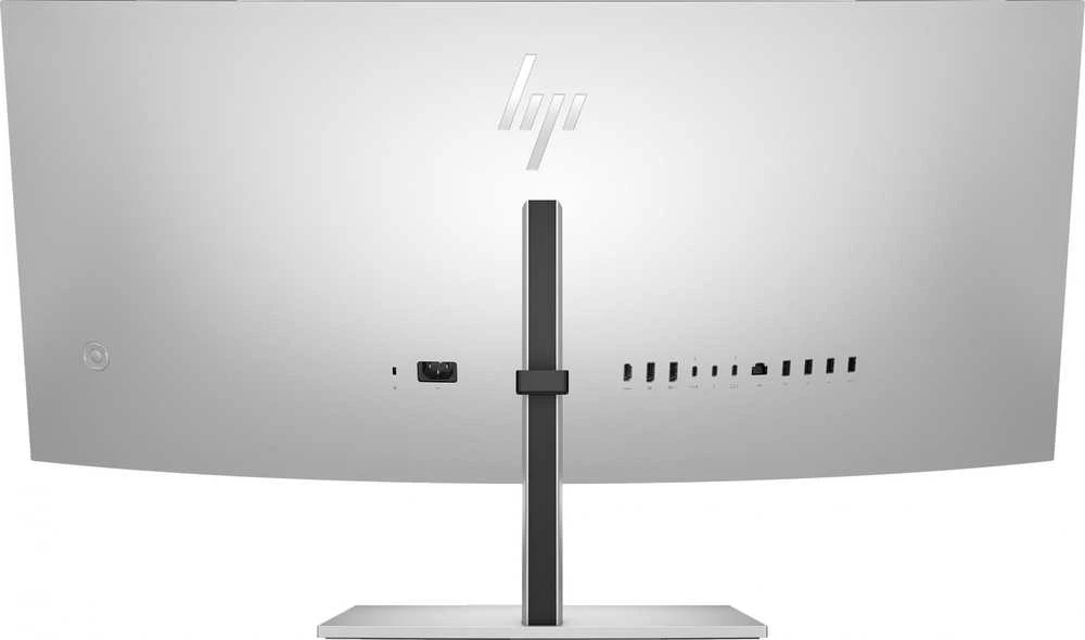 HP 738pu serijos 7 Pro lenktas TB4 įkrovimo monitorius - 37.5" 3840x1600 WQHD+ 400 nitų 60Hz AG, lenktas, IPS Juodas HDR 400, USB-C (100W/65W/15W)/HDMI/ DP Daisy-Chain, 5x USB-A, garsiakalbiai, RJ-45 LAN, reguliuojamo aukščio / pakreipimo / pasukimo, 3 metai (Z38c)
