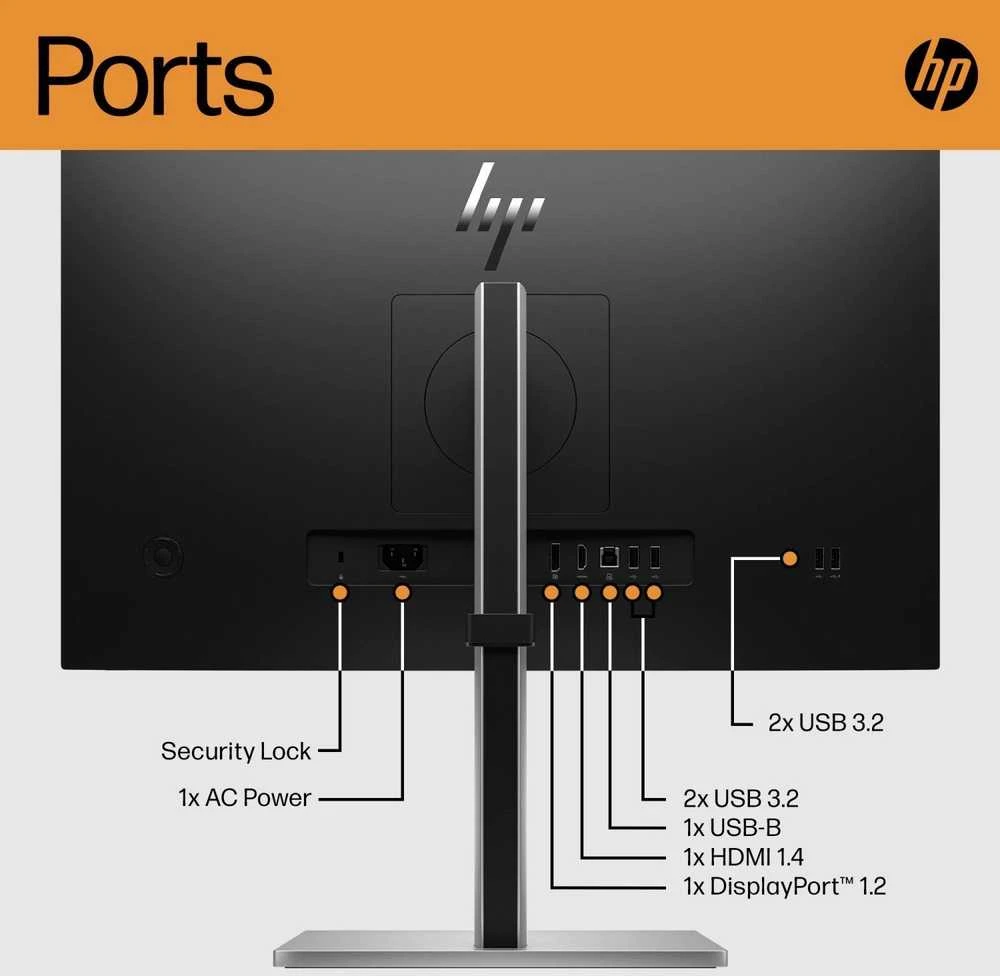 Hewlett Packard (HP) Monitorius HP E24 G5 (6N4E2E9#ABB)