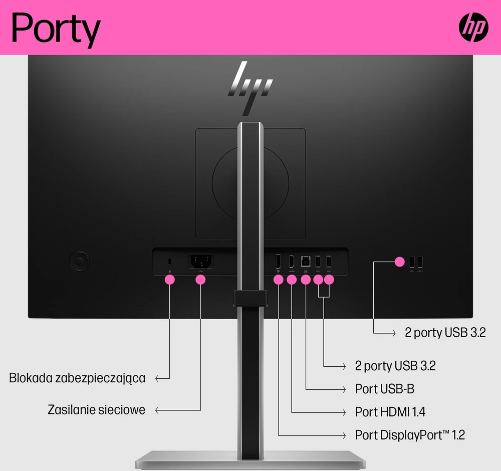 Monitorius HP E24t G5 (6N6E6AA)