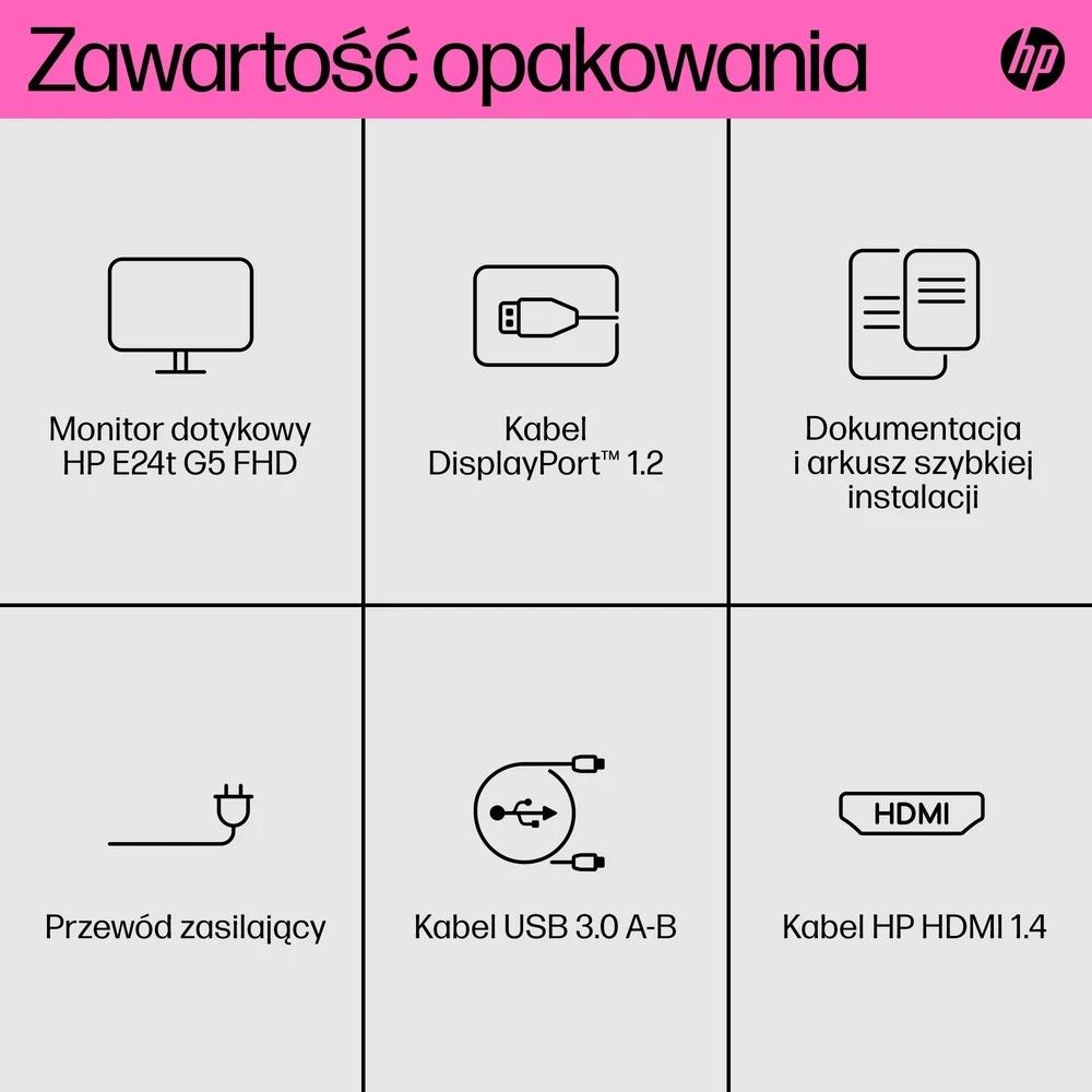 Monitorius HP E24t G5 (6N6E6AA)