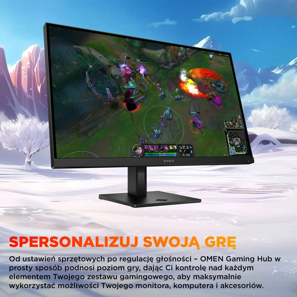 HP OMEN 27 inch QHD 180Hz Gaming Monitorius - 27q G2