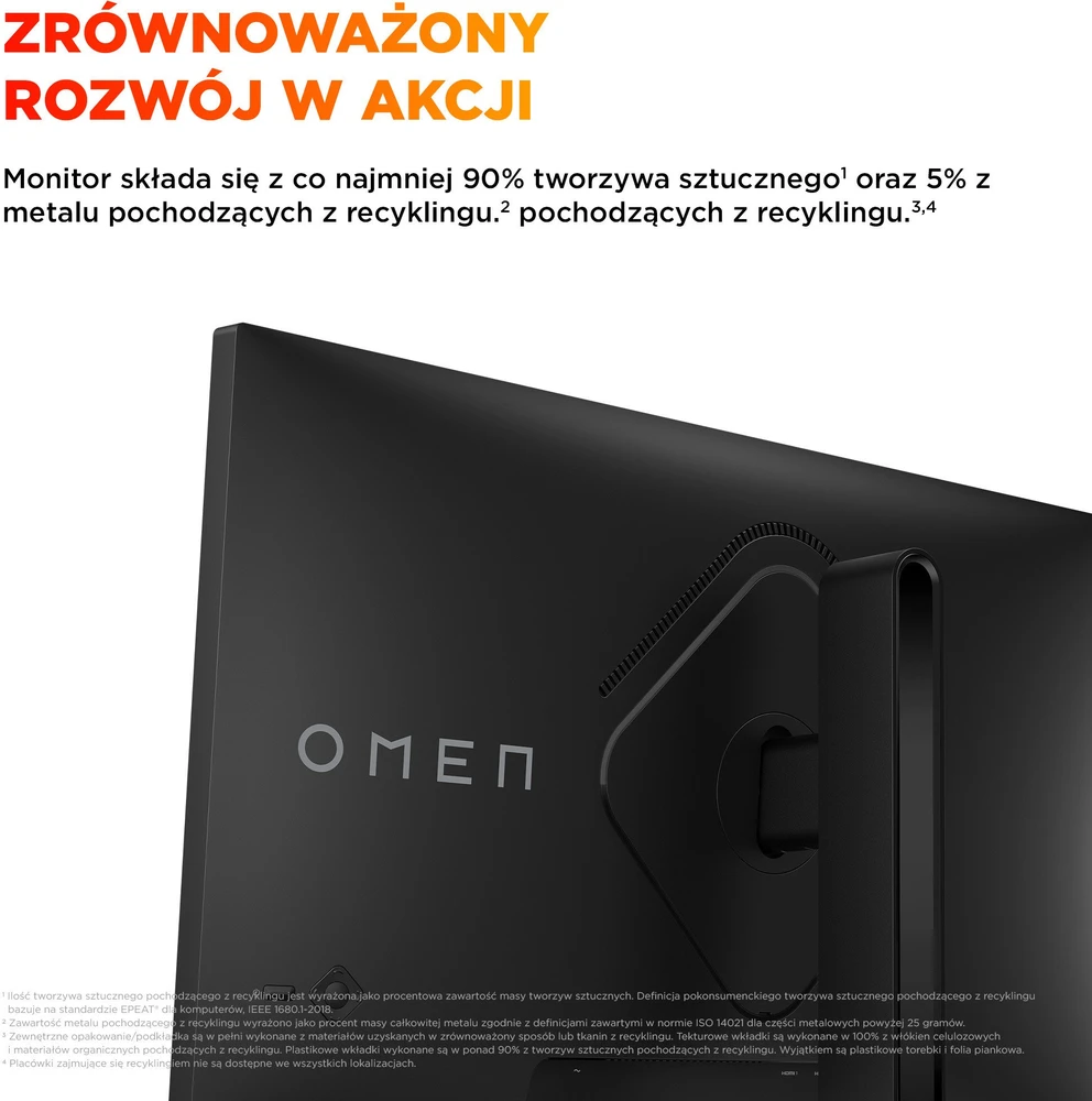 HP OMEN 27 inch QHD 180Hz Gaming Monitorius - 27q G2