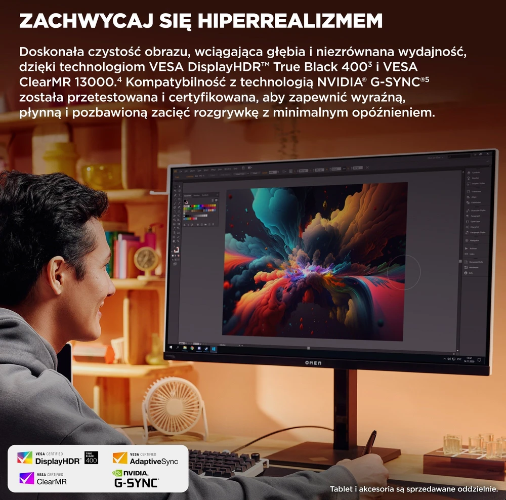 Monitorius HP OMEN Transcend – 240 Hz | 4K | OLED | 31,5 colio