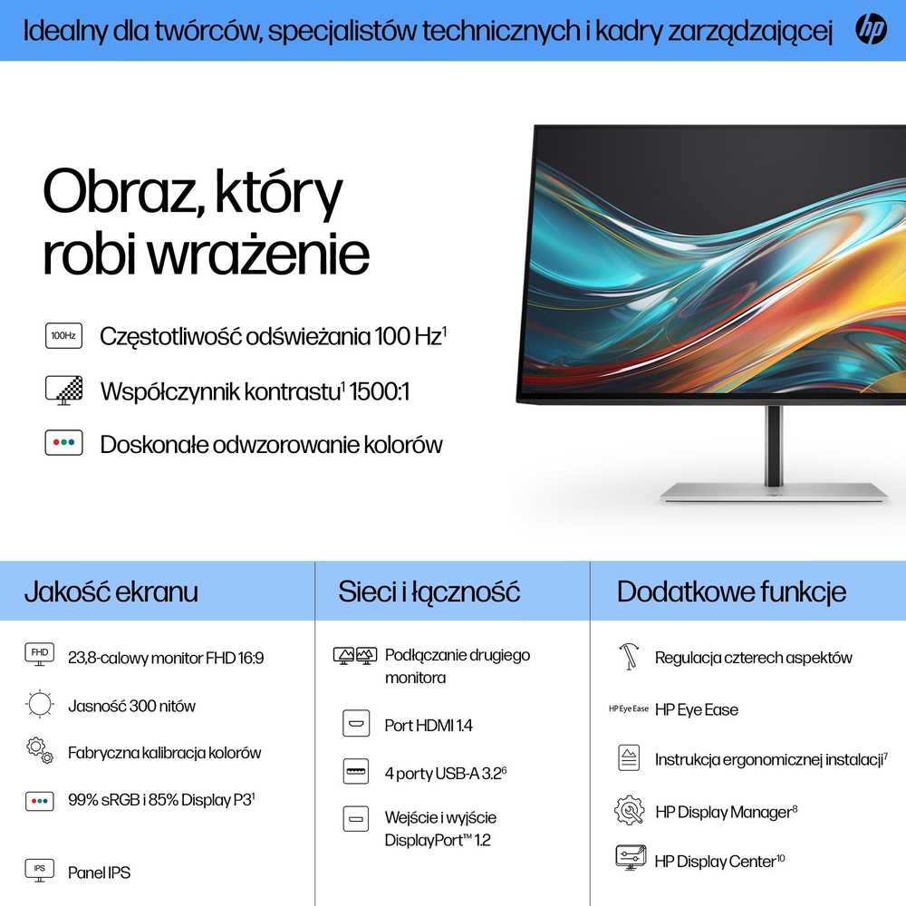 Monitorius HP Series 7 Pro 724PF (8X530AT)