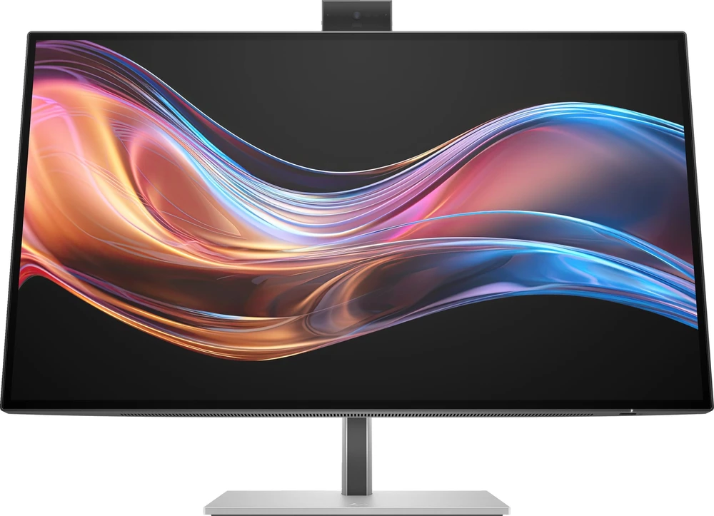 HP 727pm Series 7 Pro 4K Conferencing Monitorius – 27 colių 3840x2160 UHD 400 nitų 60Hz AG, IPS Juodas HDR 400, USB-C(100W/15W)/HDMI/DisplayPort Daisy-Chain, žiniatinklio garsiakalbiai, 5x, USB-5 RJ-45 LAN, reguliuojamas aukštis/pakreipimas/sukamas/sukamas, 3 metai