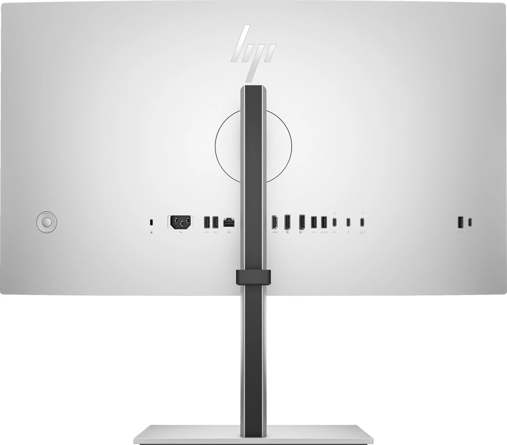 HP 727pm Series 7 Pro 4K Conferencing Monitorius – 27 colių 3840x2160 UHD 400 nitų 60Hz AG, IPS Juodas HDR 400, USB-C(100W/15W)/HDMI/DisplayPort Daisy-Chain, žiniatinklio garsiakalbiai, 5x, USB-5 RJ-45 LAN, reguliuojamas aukštis/pakreipimas/sukamas/sukamas, 3 metai
