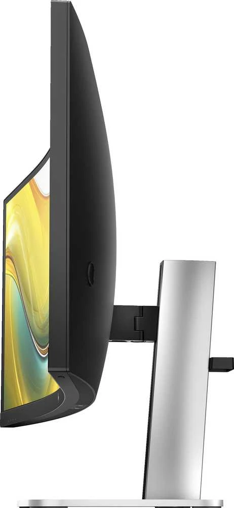 HP 534pm Series 5 Pro WQHD USB-C lenktas konferencinis monitorius - 34 colių 3440x1440 WQHD 400 nitų AG, VA, USB-C (100W/15W)/HDMI/DisplayPort, 3x USB-A, garsiakalbiai, 5MP internetinė kamera, RJ-45 LAN, reguliuojamo aukščio / pakreipimo / pasukimo, 3 metimai (pakeičia E34m)
