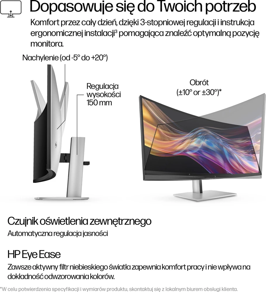 Monitorius HP Series 7 Pro 738pu (8K167AA#ABB)
