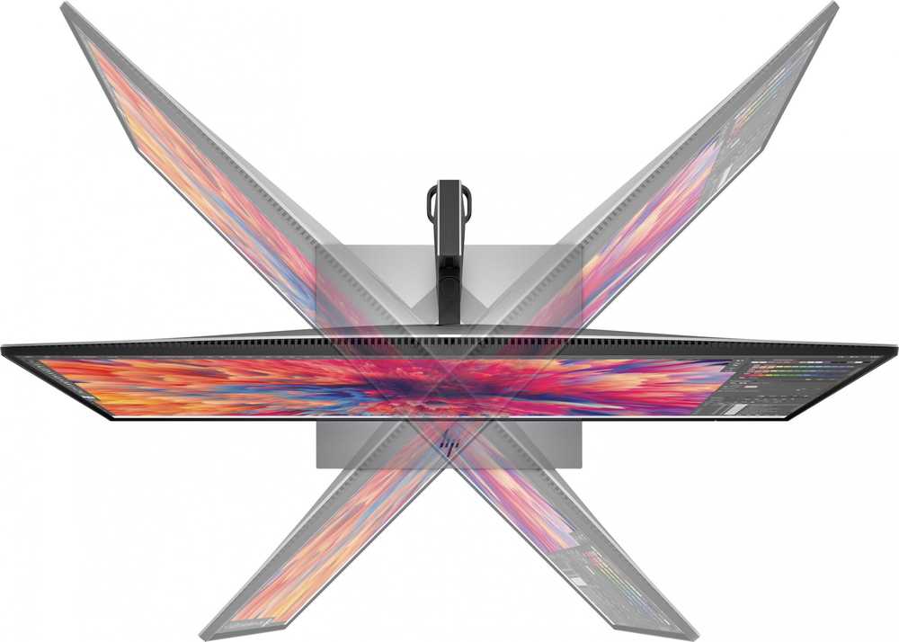 Monitorius HP Z24q G3 QHD ekranas, 60,5 cm (23,8"), 2560 x 1440 pikselių, „Quad HD“, LCD, 5 ms, sidabrinis