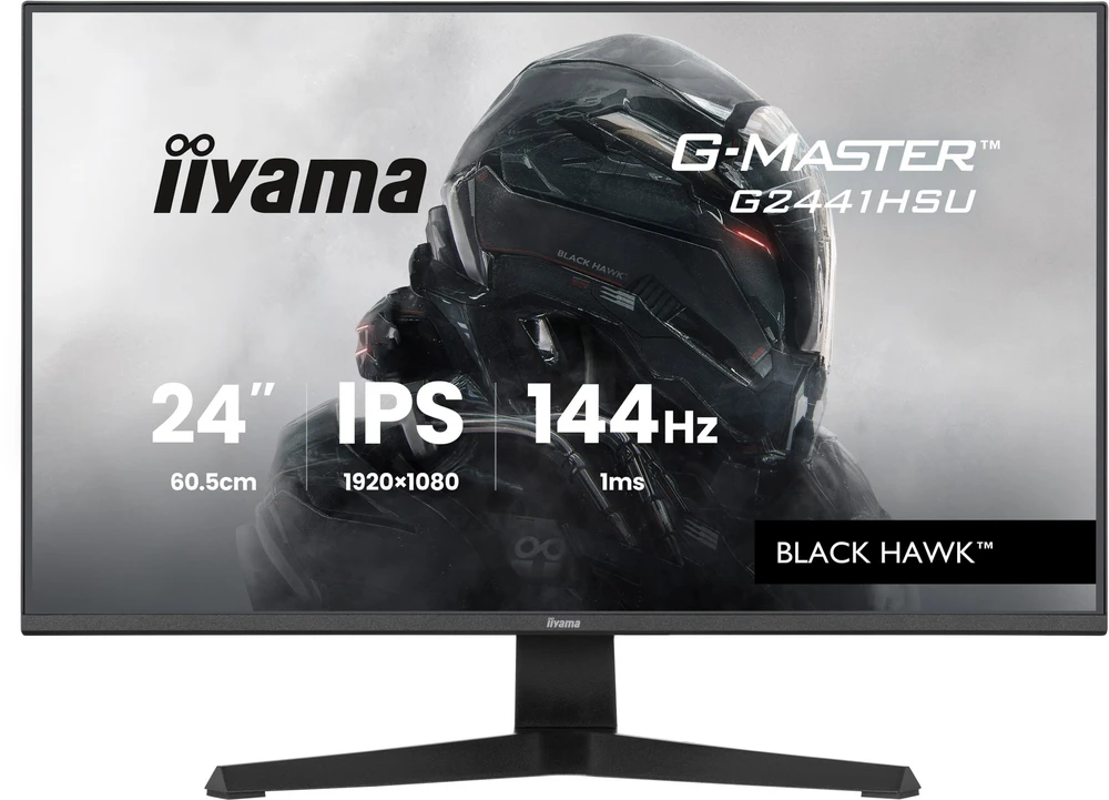 Monitorius iiyama G-Master G2441HSU-B1 Juodas Hawk - 144Hz | Full HD | IPS | 23.8"