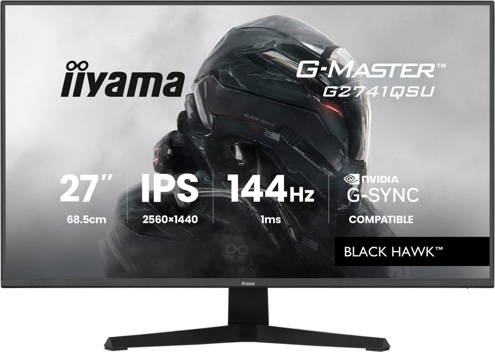 iiyama G-MASTER G2741QSU-B1 computer monitorius 68.6 cm (27") 2560 x 1440 pikselių Juodas