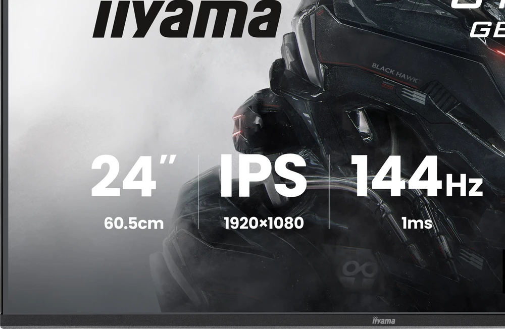 iiyama G-MASTER GB2441HSU-B1 computer monitorius 60.5 cm (23.8") 1920 x 1080 pikselių Full HD LED Juodas