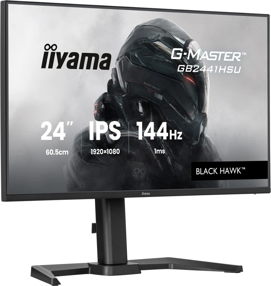 iiyama G-MASTER GB2441HSU-B1 computer monitorius 60.5 cm (23.8") 1920 x 1080 pikselių Full HD LED Juodas