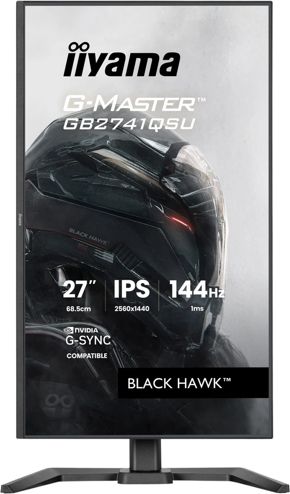 iiyama G-MASTER GB2741QSU-B1 computer monitorius 68.6 cm (27") 2560 x 1440 pikselių Juodas