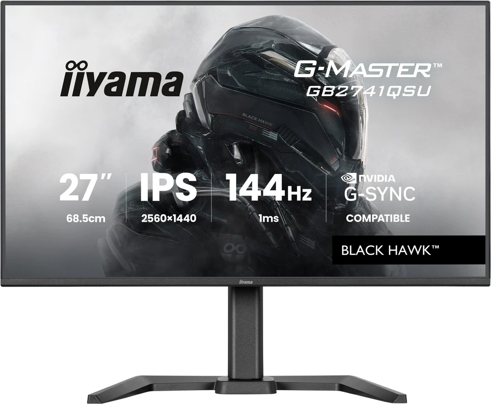 iiyama G-MASTER GB2741QSU-B1 computer monitorius 68.6 cm (27") 2560 x 1440 pikselių Juodas