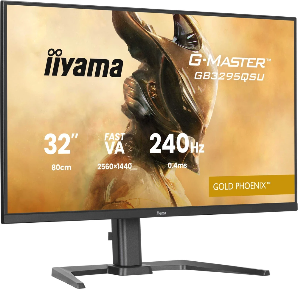iiyama G-MASTER GB3295QSU-B1 computer monitorius 80 cm (31.5") 2560 x 1440 pikselių Quad HD LED Juodas