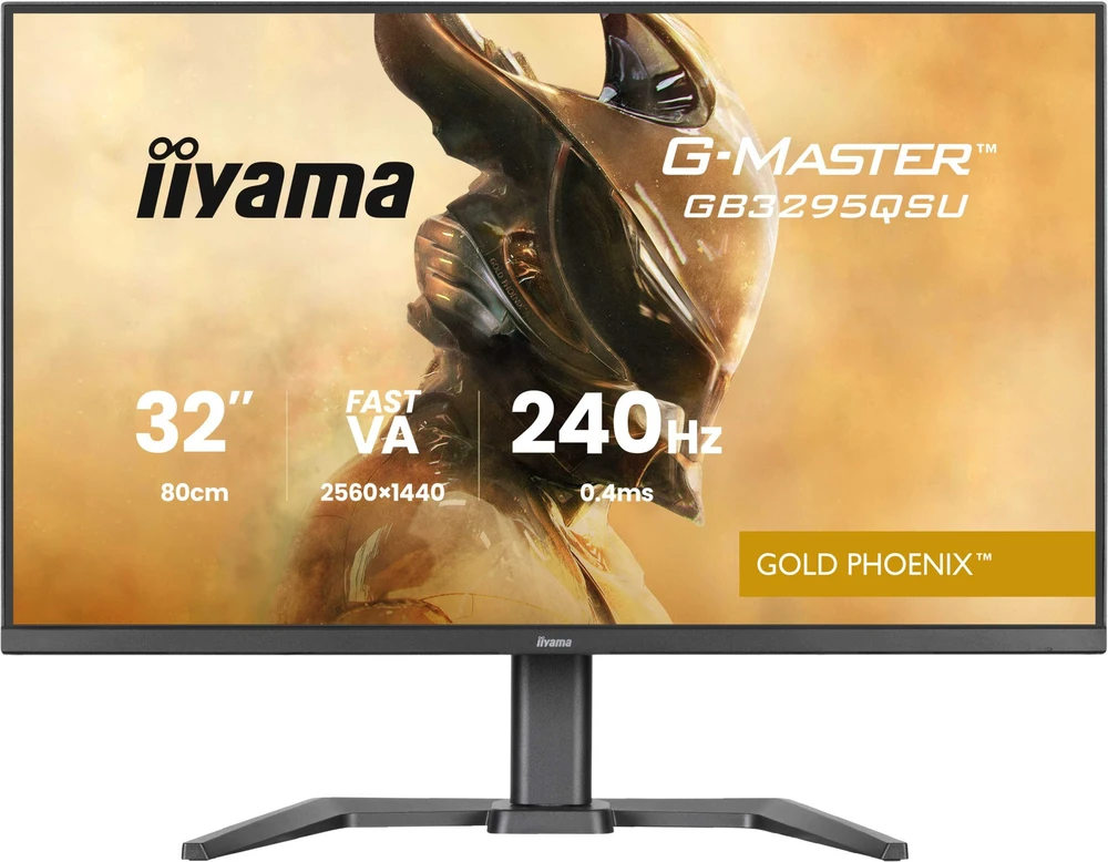 iiyama G-MASTER GB3295QSU-B1 computer monitorius 80 cm (31.5") 2560 x 1440 pikselių Quad HD LED Juodas