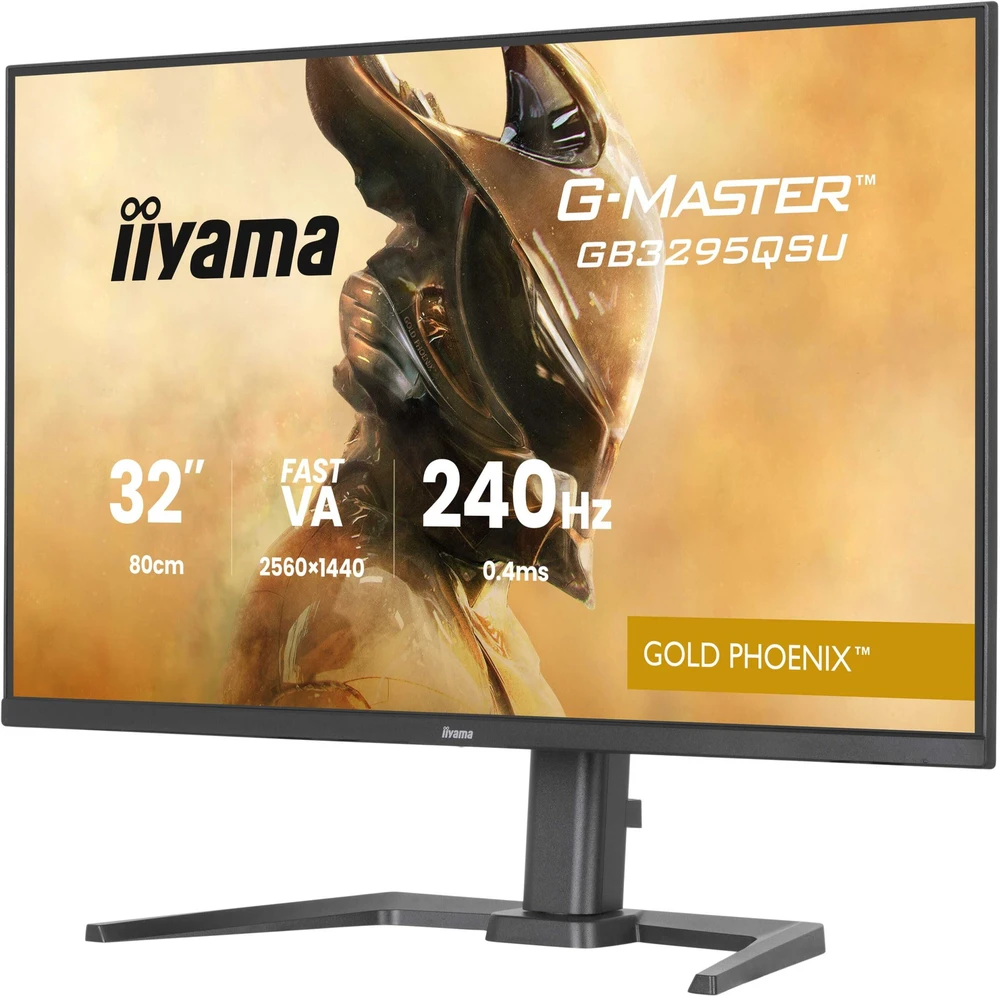 iiyama G-MASTER GB3295QSU-B1 computer monitorius 80 cm (31.5") 2560 x 1440 pikselių Quad HD LED Juodas