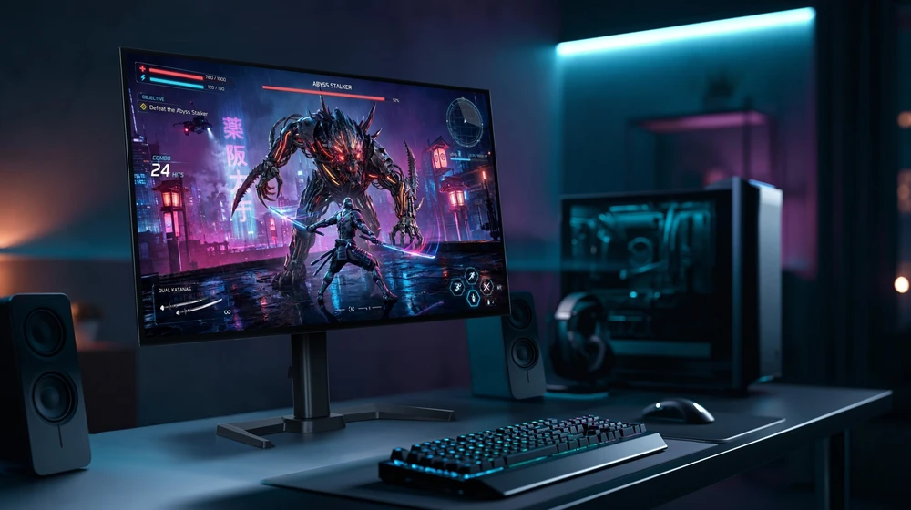 Monitorius iiyama G-Master GOB2701QSC-B1 Titan Falcon - 280Hz | QHD | WOLED | 27" | USB-C PD65W