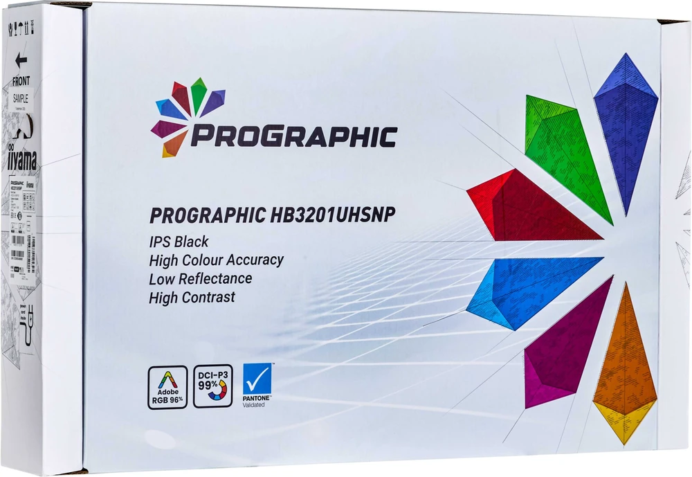 Monitorius iiyama ProGraphic HB3201UHSNP-B1 - IPS | 4K | USB-C PW96W | 31,5"