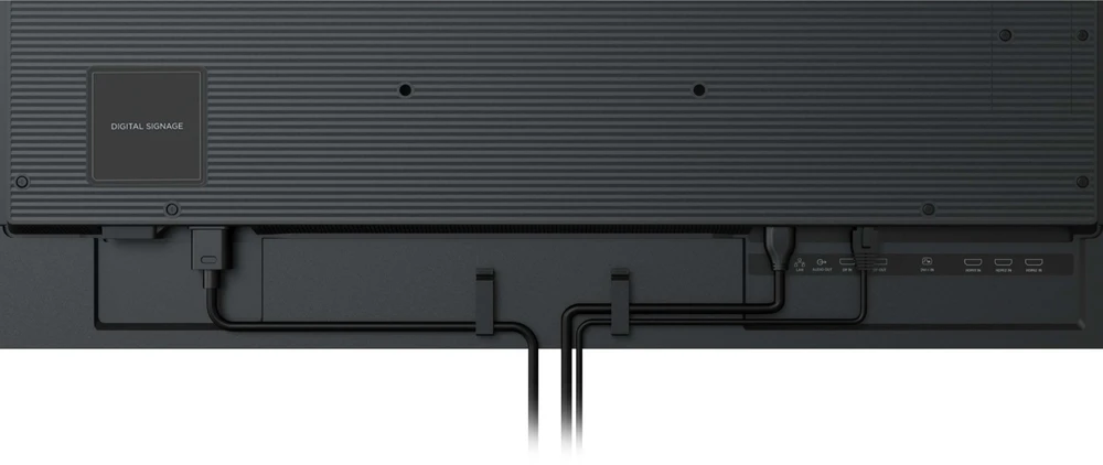Monitorius „IIYAMA LH5575UHS-B2AG“ 55 colių 3840x2160 UHD IPS panelė, migla, 25 procentai, 500 cd/m², horizontaliai ir vertikaliai.